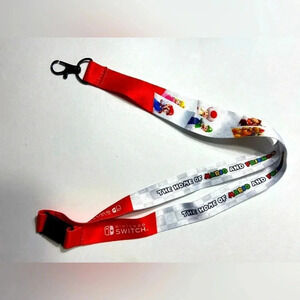 FREE w/ Purchase - Add to Bundle  - Nintendo Switch Mario & Friends Lanyard 🍄🔧